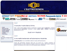 Tablet Screenshot of elettrotecnica.it